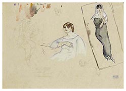 Figure studies by Jules Pascin 1921